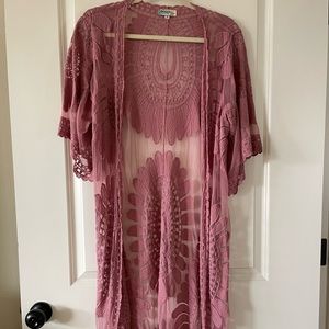 Rose Pink Cardigan Shall